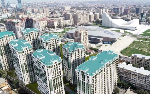 2 Room New Apartment for Sale in Baku