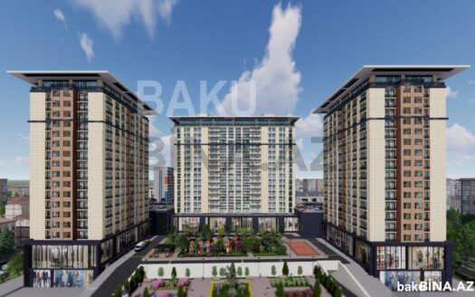 2 Room New Apartment for Sale in Baku