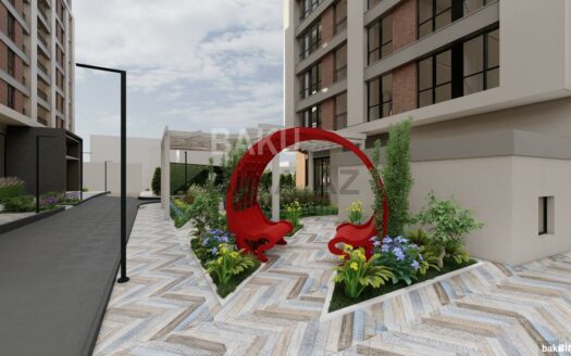 3 Room New Apartment for Sale in Baku